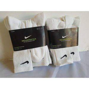 NIKE 12 Pairs Everyday Plus Cotton Cushioned Crew